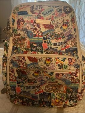 JuJuBe x  Tokidoki Kawaii Round the World in Zealous Backpack  Lg